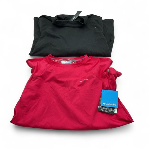 ExChic Women's Long Sleeve Shirt, Size: XL and Colombia Women's Long Sleeve Shirt, Size: Large
