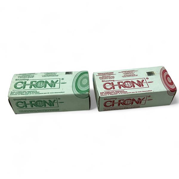 Shooting Chrony, Model F1 and Chrony Ballistic Chrony Printer