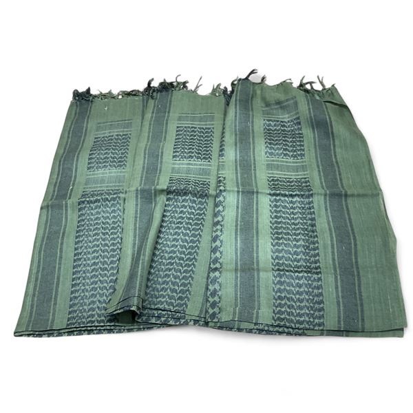 Black and Green Shemag Scarf X 3 Qty