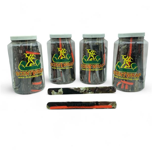ScentWrap Slap Hunting Bracelets with Reflective Strip, Approx 50 Qty X 4 Buckets