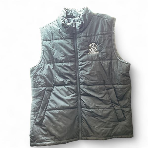 Land's End Weatherby Vest, Black, Size Large