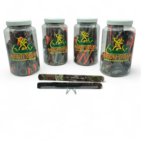 ScentWrap Slap Hunting Bracelets with Reflective Strip, Approx 50 Qty X 4 Buckets