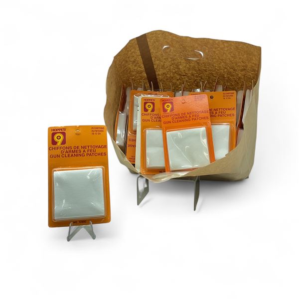 Hoppe's 16 - 12 Ga Patches 25 Pack X 50 Qty