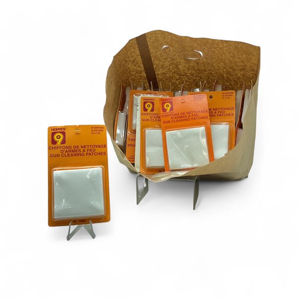 Hoppe's 16 - 12 Ga Patches 25 Pack X 50 Qty