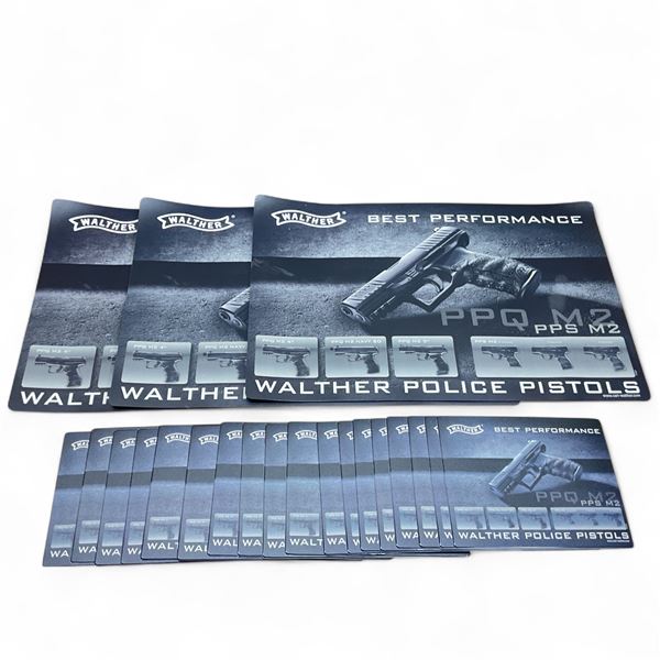 Assorted Walther Counter Mats and Mouse Pads