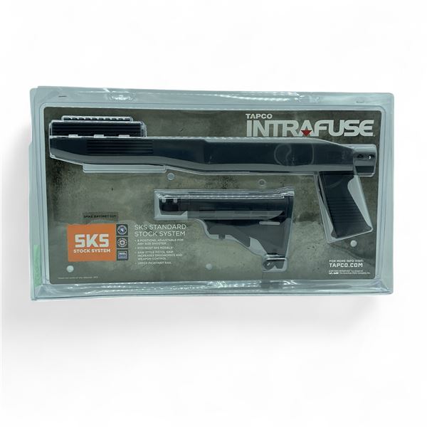 Tapco Intrafuse SKS Stock System with Spike Cut Bayonet, BLK