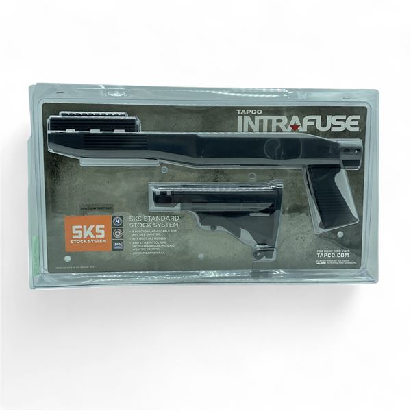 Tapco Intrafuse SKS Stock System with Spike Cut Bayonet, BLK