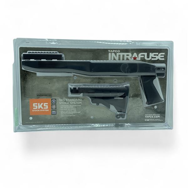 Tapco Intrafuse SKS Stock System with Spike Cut Bayonet, BLK