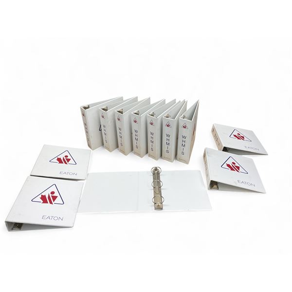 Eaton Whmis Letter Paper Sized 3-Ring Binders X 12 Qty