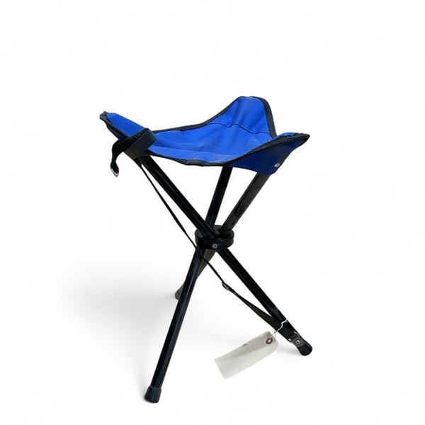 Parklands Portable 3 Legged Stool, Green Seat