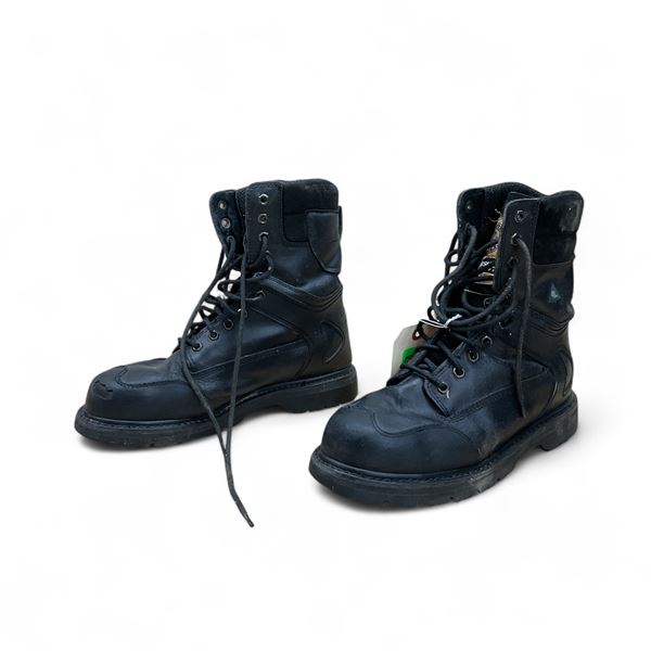 Desperado Plains Blaster 8" Tie Up Leather Boots, Size 10EE