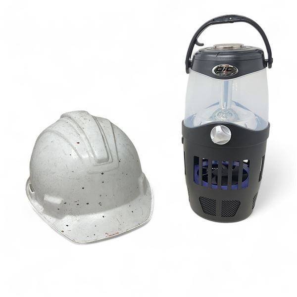 Pic Pest Free Living Insect Trap and White Safety Helmet