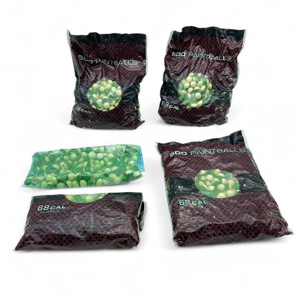 68 Cal Paintballs, Approximately 1700 Qty
