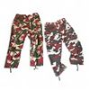 Image 2 : Red Camo Combat Shirt and Pants, Sizes: Medium Large and Extra-Large
