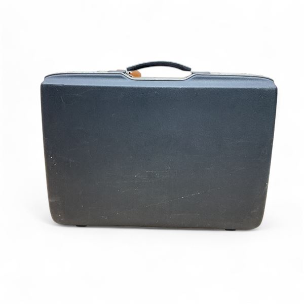 Royal Traveler Brief Case, 18" x 12" x 4.5" and Assorted 9mm Brass, Approximately 11.5 lbs