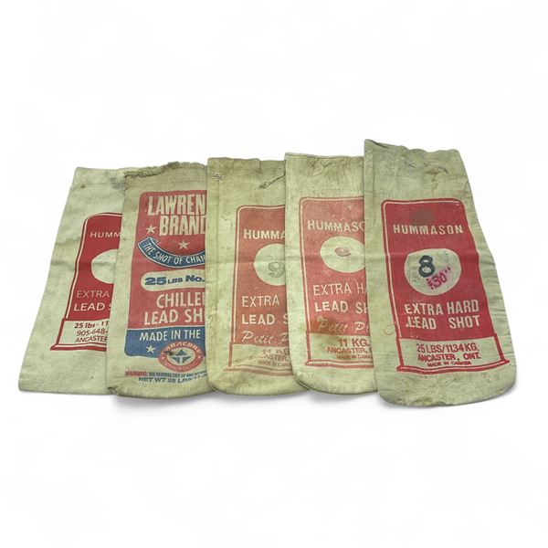 Assorted Collectable Ammunition Boxes, Collectable Hercules Powder Tin and Canvas Shot Bags