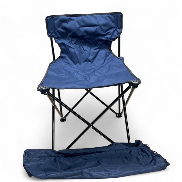 Portable Folding Chair, Blue, in Carry Bag