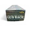Image 2 : World Famous Hardwood 4-Gun Rack with Drawer