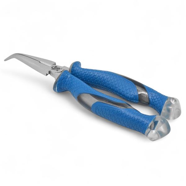 Cuda Titanium Bonded 8.5" Bent Needle Nose Pliers, New
