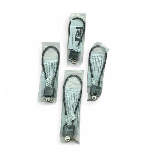 Bellock Keyed Cable Locks X 4 Qty, New