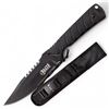 Image 1 : Elite Tactical Backdraft 5" Fixed Knife, 1/2 Serrated Steel Blade, New