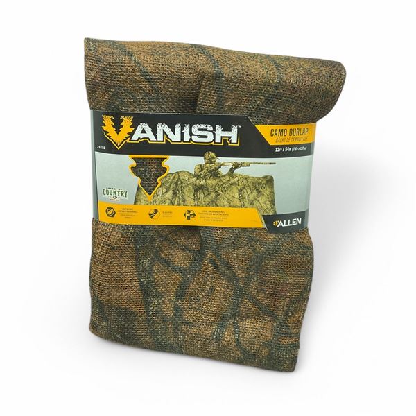 Allen Vanish Burlap, 12'X 56", Mossy Oak Break Up Country Camo, New