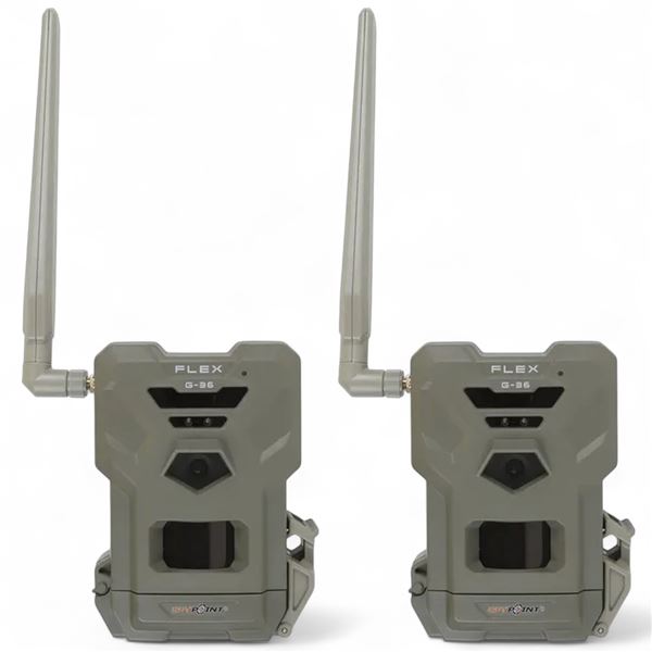SpyPoint Flex G-36 Cellular Trail Cam, Twin Pack, 36 Mega Pixels, New