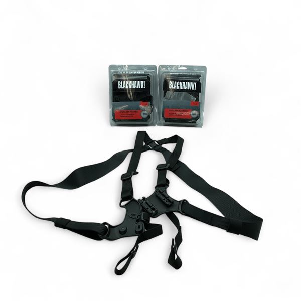 Blackhawk Shoulder Harness with Platform for Serpa Holster, Right Hand, Large X 2 Qty, New