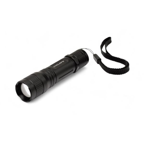 Cyclops TF-150 Tactical LED Flashlight, 150 Lumens, New