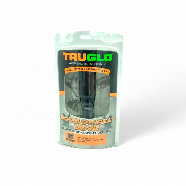 TruGlo Double Threat Dove Dual-Position Dove Choke Tube for 12 Ga Browning Invector Plus, New