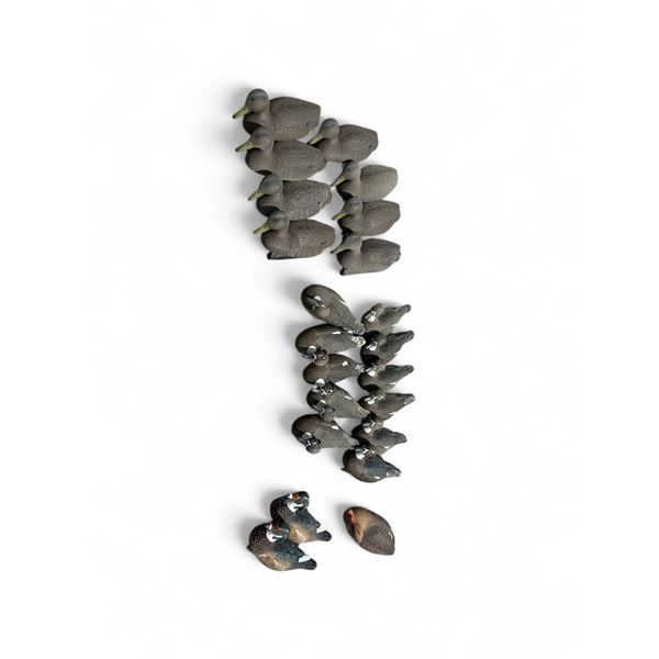 Assorted Floating Duck Decoys X 22 Qty