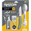 Image 1 : Outdoor Edge Combo Pack with 3" Razor Carry, Spork, Striker, New
