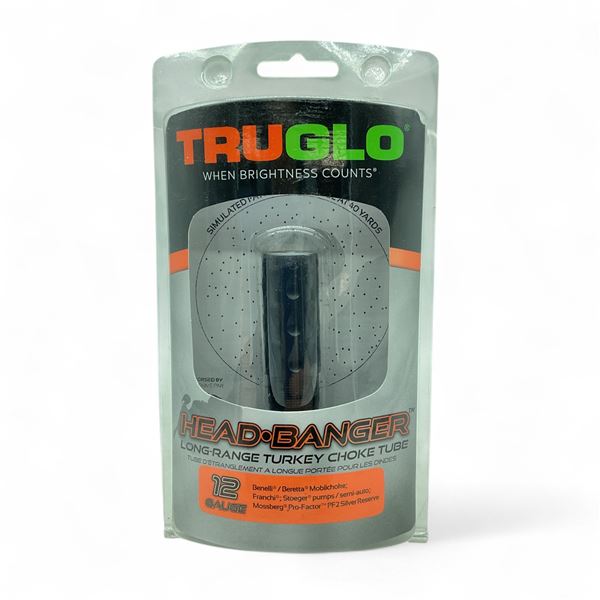TruGlo Head-Banger Long Range Turkey Choke, 12 Ga Benelli/ Beretta, New