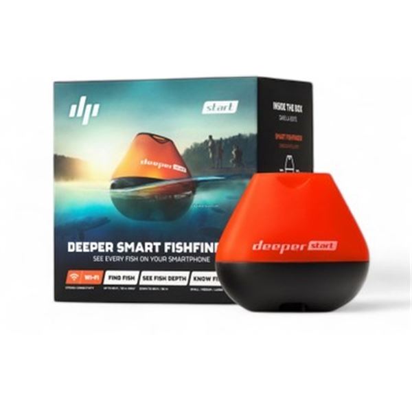 Deeper Wireless Smart Fish Finder for Smartphones and Tablet, New