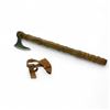 Image 1 : Viking Axe, 5.25" Blade, 24" Total Length with Leather Sheath, New