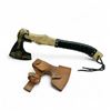 Image 1 : Viking Axe, 4.5" Blade, 18" Total Length with Leather Sheath
