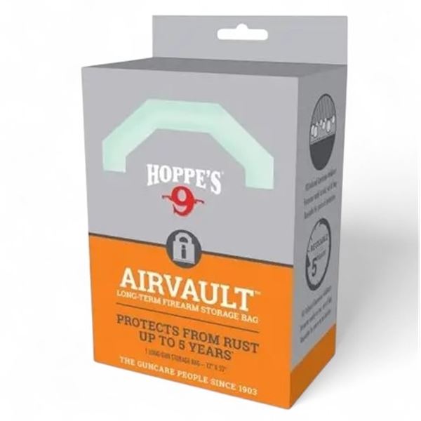 Hoppe's Airvault Long-Term Firearm Storage Bag, 12" x 52", New