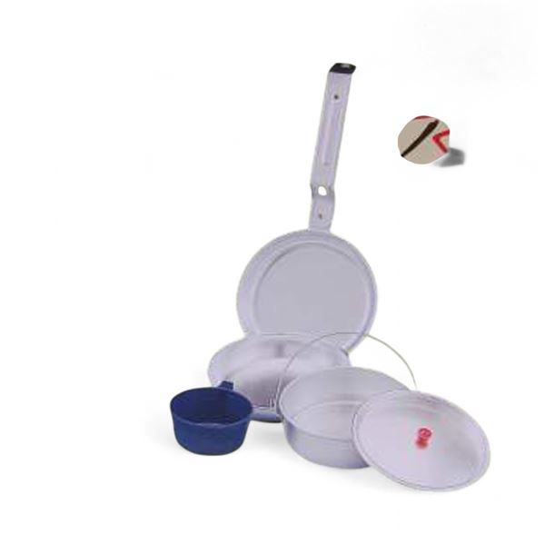 Rothco 5 Piece Aluminum Mess Kit, New