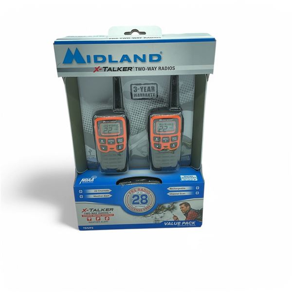 Midland X-Talker 2 Way Radios, New