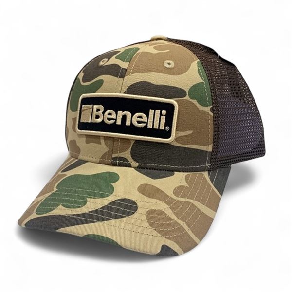 Benelli Trucker Hat with Mesh Back, Camo, OSFM, New