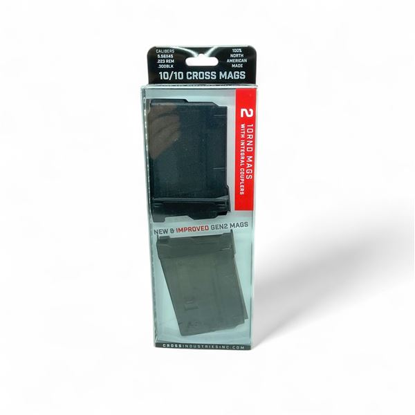 Cross Industries Gen 2 10/ 10 Cross 5.56x45, 10 Round Magazine with Integrated Couplers, New