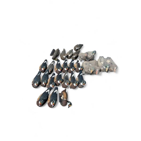 Assorted Duck Decoys X 27 Qty