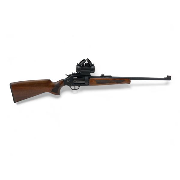 Rokin RX-1 Revolver .410 Shotgun 2.5" Chamber 20" Barrel Wood Stock With UTG Red/Green Dot Optic
