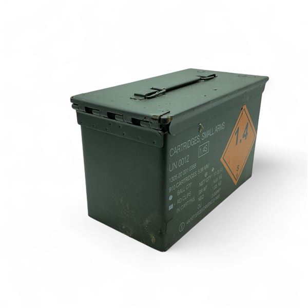 Metal Ammo Can, 11" x 5-3/4"