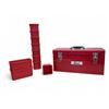 Image 2 : Beach Tool Box, 19.5" x 9.5" x 8.5" and Milwaukee Small Parts Storage/ Organization Bins X 10 Qty