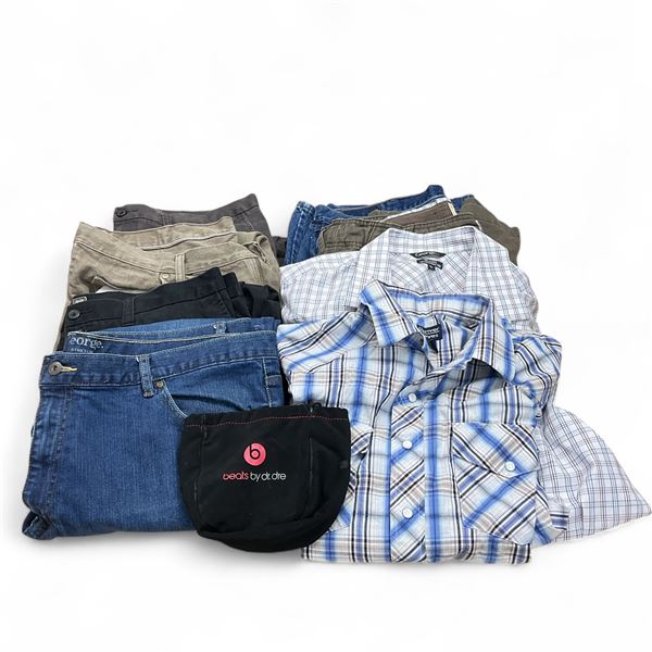 Assorted Men's Clothing, Sizes: Large, Extra Large, 38, 40, 42