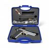 Image 3 : Girsan MC Compact Semi Auto Pistol 9MM 4.25" Barrel Chrome With Gold Accents, Restricted