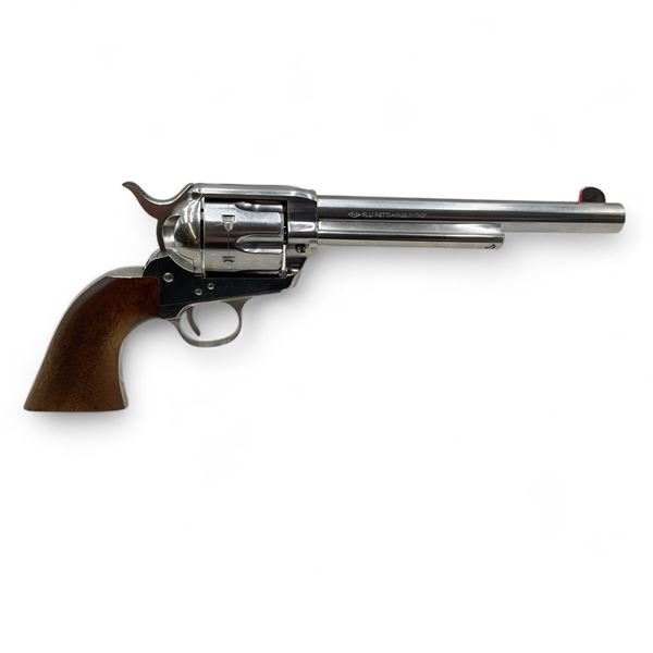 Pietta 1873SA Single Action Revolver Inox .357 Magnum 7.5" Barrel Wood Grips, Restricted