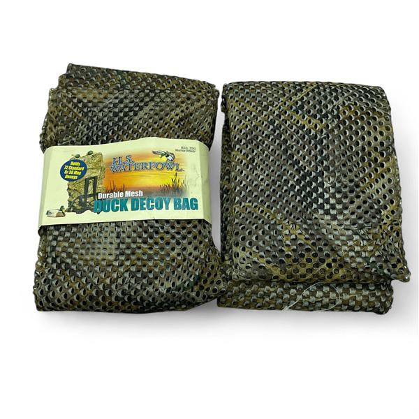 H.S Waterfowl Durable Mesh Duck Decoy Bag X 2 Qty