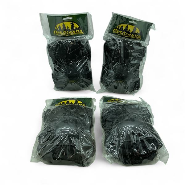 Parklands Knee Pads, Black X 4 Pairs